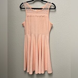 Patrons of Peace Pink Fit & Flare Dress Size M